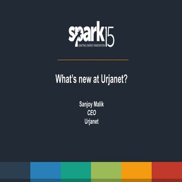 SPARK15: What's New at Urjanet?