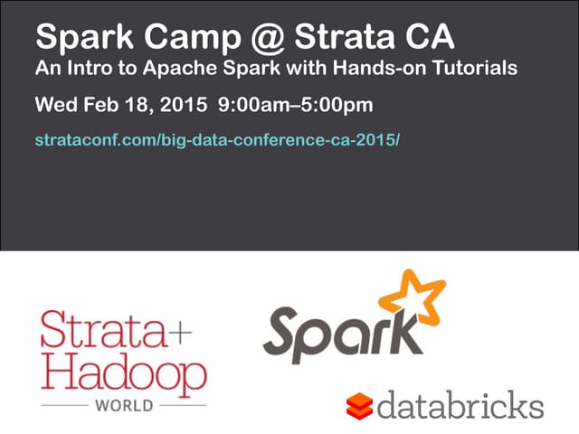 Strata 2015 Data Preview: Spark, Data Visualization, YARN, and More