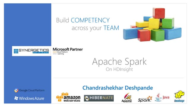Apache Spark on HDinsight Training