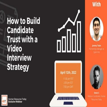 How to Build Candidate Trust with a Video Interview Strategy