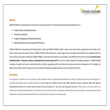 Sparkle minds profile