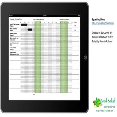 SparklingSheet prototype