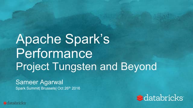 Spark Summit EU talk by Sameer Agarwal