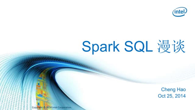 Spark sql meetup
