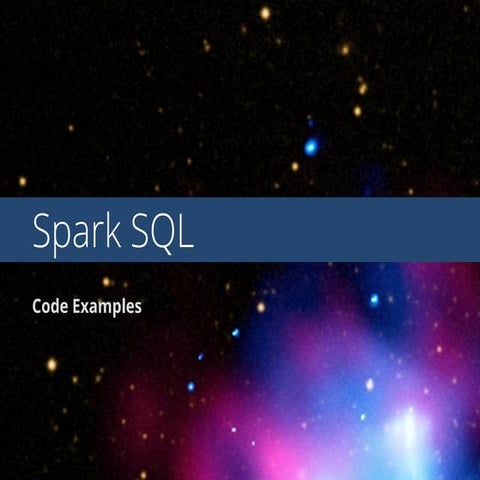 Spark SQL with Scala Code Examples | PPT