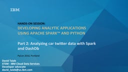 Data Science with Spark - Training at SparkSummit (East) | PPT