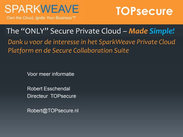 Sparkweave ToPsecure 20120420