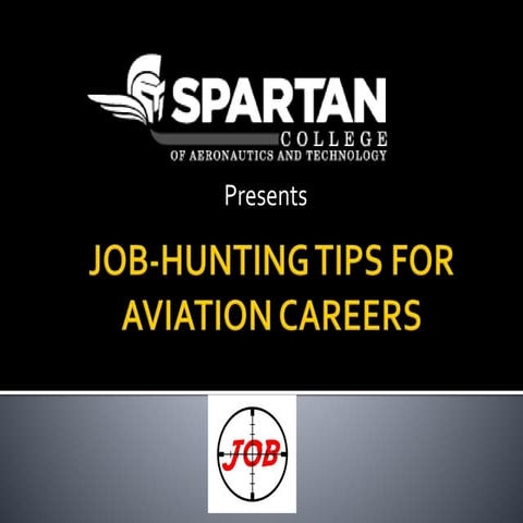 Spartan   job-hunting tips for aviation careers