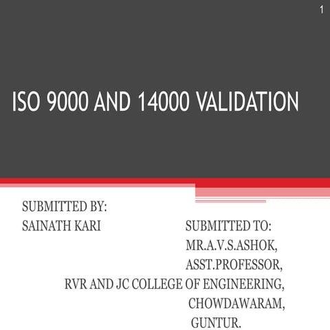 ISO 9000 AND 14000 PPT 