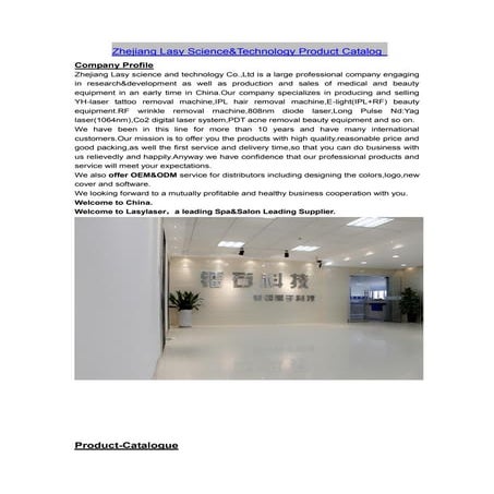 Spa salon beauty machine lasy laser catalog starry liu