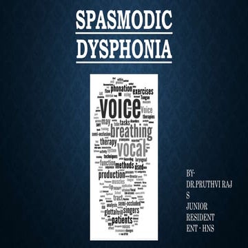 Spasmodic dysphonia