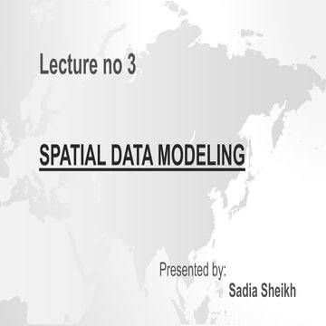 Spatial Data Modeling (Lecture#3) | PDF | 3-D Graphics | Computer ...