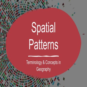 Spatial patterns terminology | PPT