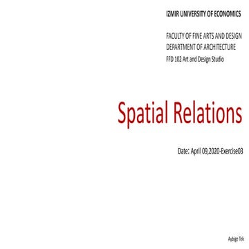 06 Spatial presentation