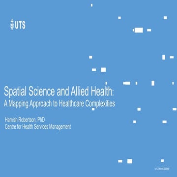 Spatial science and allied health