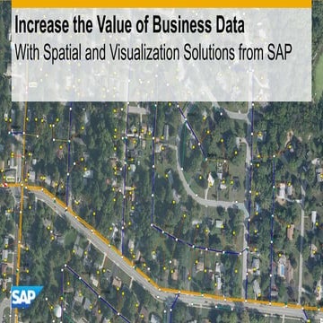 Spatial Solutions From SAP: Rock Your #BigData Business Data