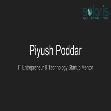 Iimu solaris15-technovate-piyush poddar