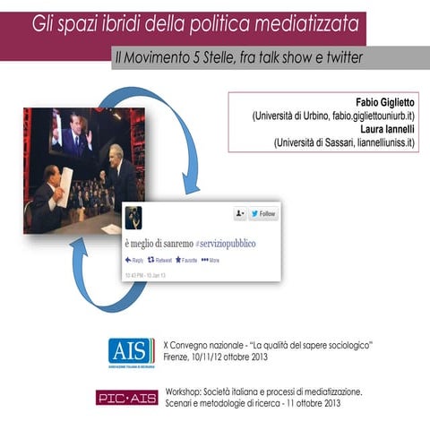 Spazi Ibridi della Politica Mediatizzata