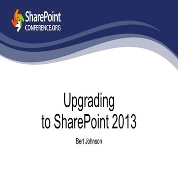 SPC.Org - Upgrading to SharePoint 2013
