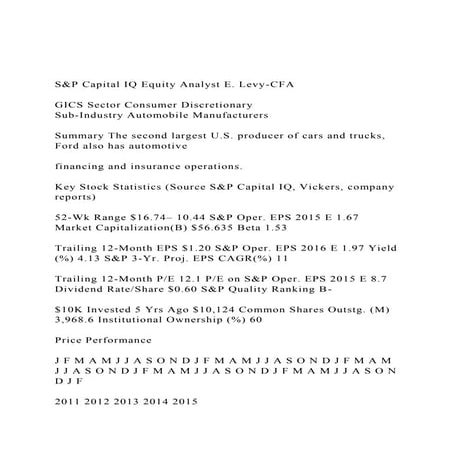 S&P Capital IQ Equity Analyst E. Levy-CFAGICS Sector Consu.docx