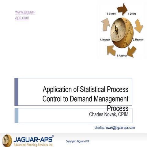 SPC (Statistical Process Control) concepts in forecasting