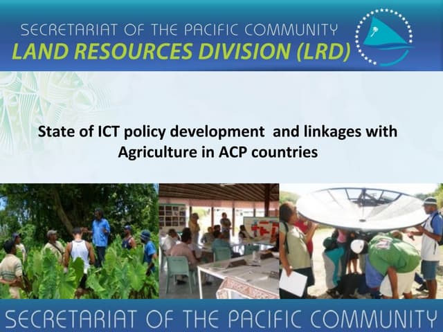 SPC - e-Agriculture policy work