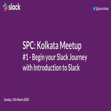 Slack investor pitch presentation for demo | PPTX