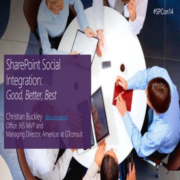 SharePoint Social Integration--Good, Better, Best