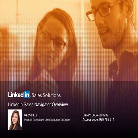 LinkedIn Sales Navigator Overview October