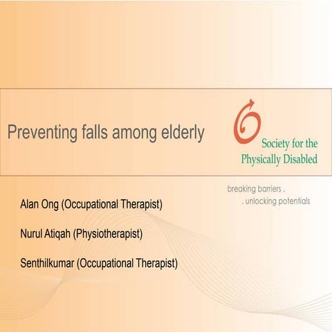 Falls in the Elderly | PDF