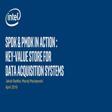 A Key-Value Store for Data Acquisition Systems | PPT image.