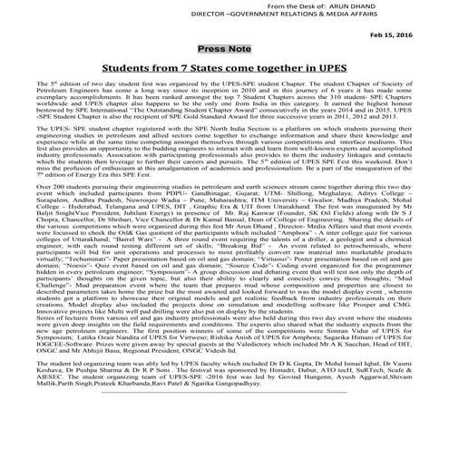 UPES-SPE Student Chapter