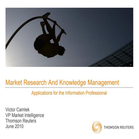 Market Research and Knowledge Management