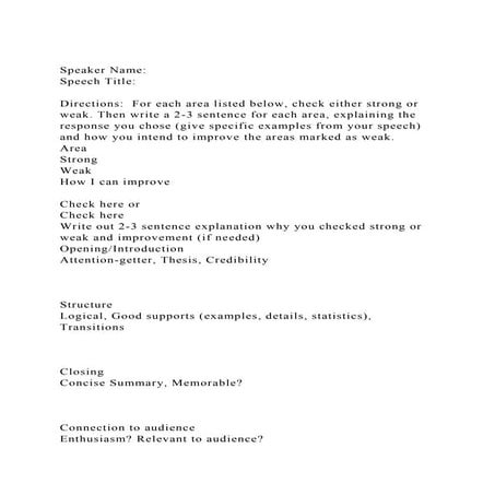 Speaker NameSpeech TitleDirections  For each area li.docx