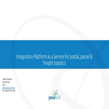 integration platform as a service for postal, parcel &amp; freight logistics