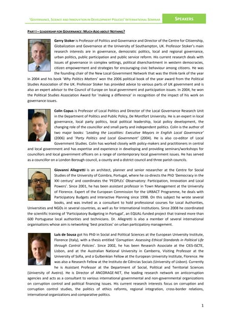 Speakers alianças territoriais