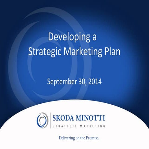 Developing a Strategic Marketing Plan