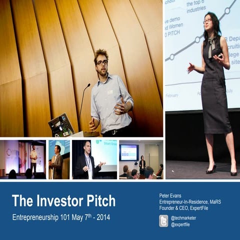 The Investor Pitch - Entrepreneurship 101 (2013/2014)