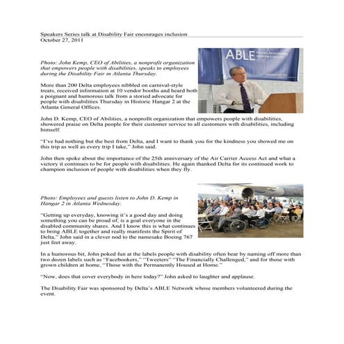 Delta Able Network speaker series 