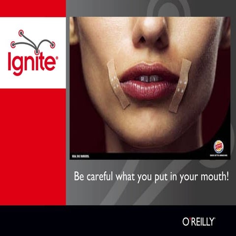 Ignite Sofia 2, Martin Linkov on food