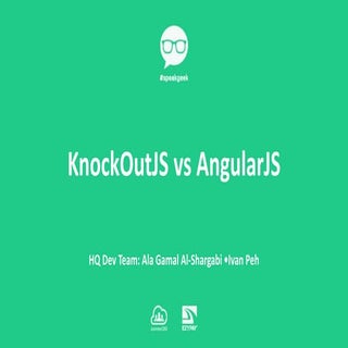 #speakgeek - Angular JS