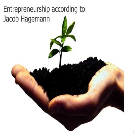 Speaking about entrepreneurship - by Jacob Hagemann