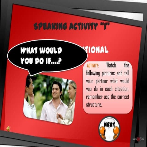 Speaking act 1 (second conditional)