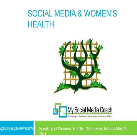 Social Media & Women's Health, Merrillville, IN May 12, 2011
