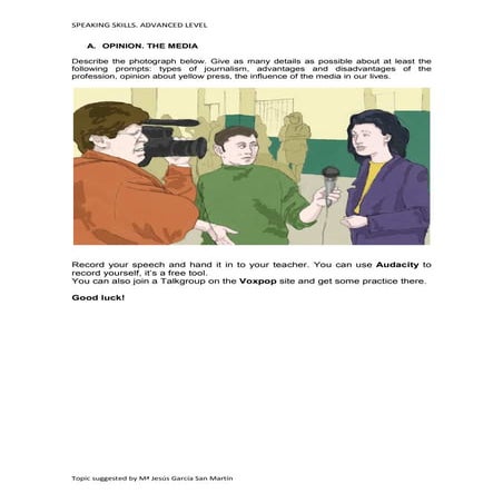 Speaking: the media | PDF