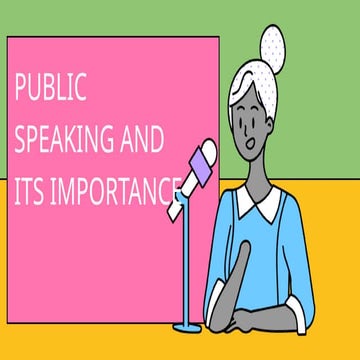 Speaking Presentation Skills English Presentation Pptx