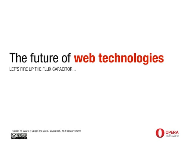 Speak the Web 15.02.2010