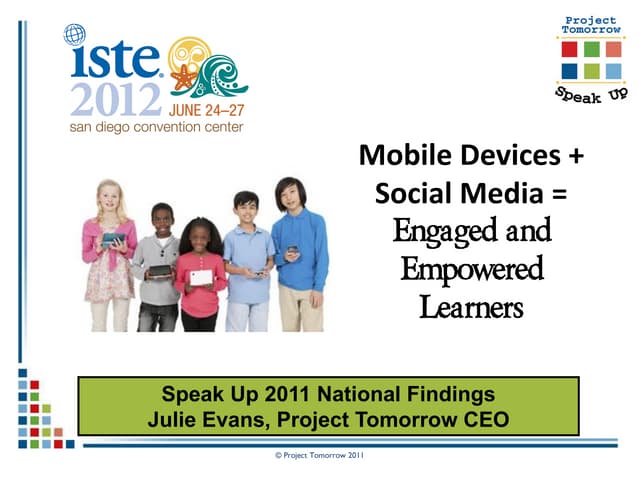 Mobile Devices + Social Media = Engaged and Empowered Learners