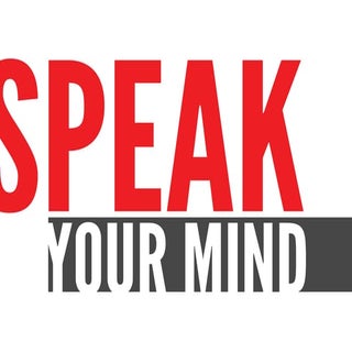 Speak Your Mind