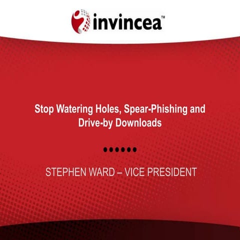 Stop Watering Holes, Spear-Phishing and Drive-by Downloads